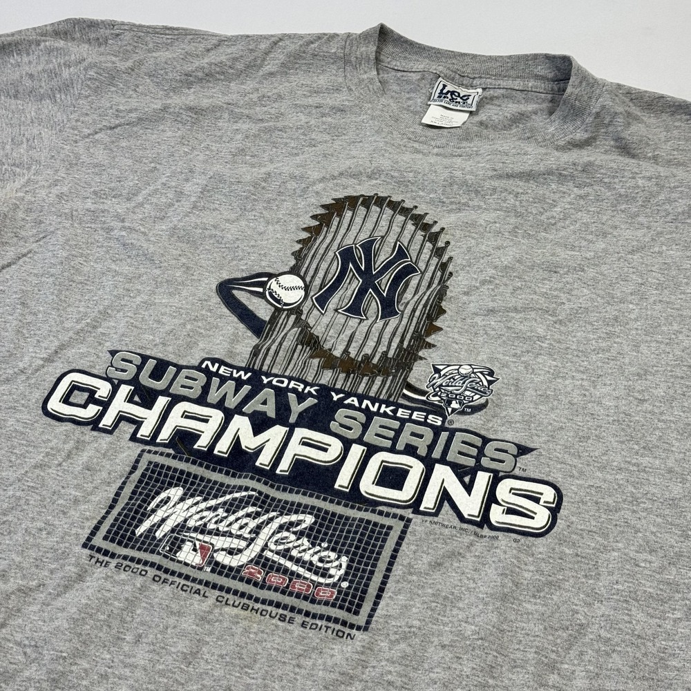 Vintage New York Yankees Shirt Mens XX-Large MLB Baseball Subway Series 2000